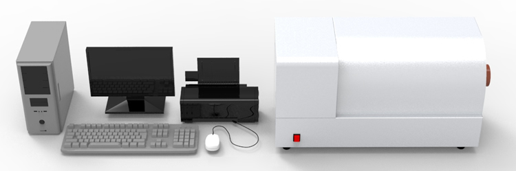 微機灰熔點(diǎn)測定儀3D圖