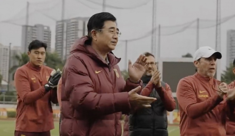  U20亞洲杯開(kāi)賽在即，足協(xié)主席宋凱探班U20國青隊