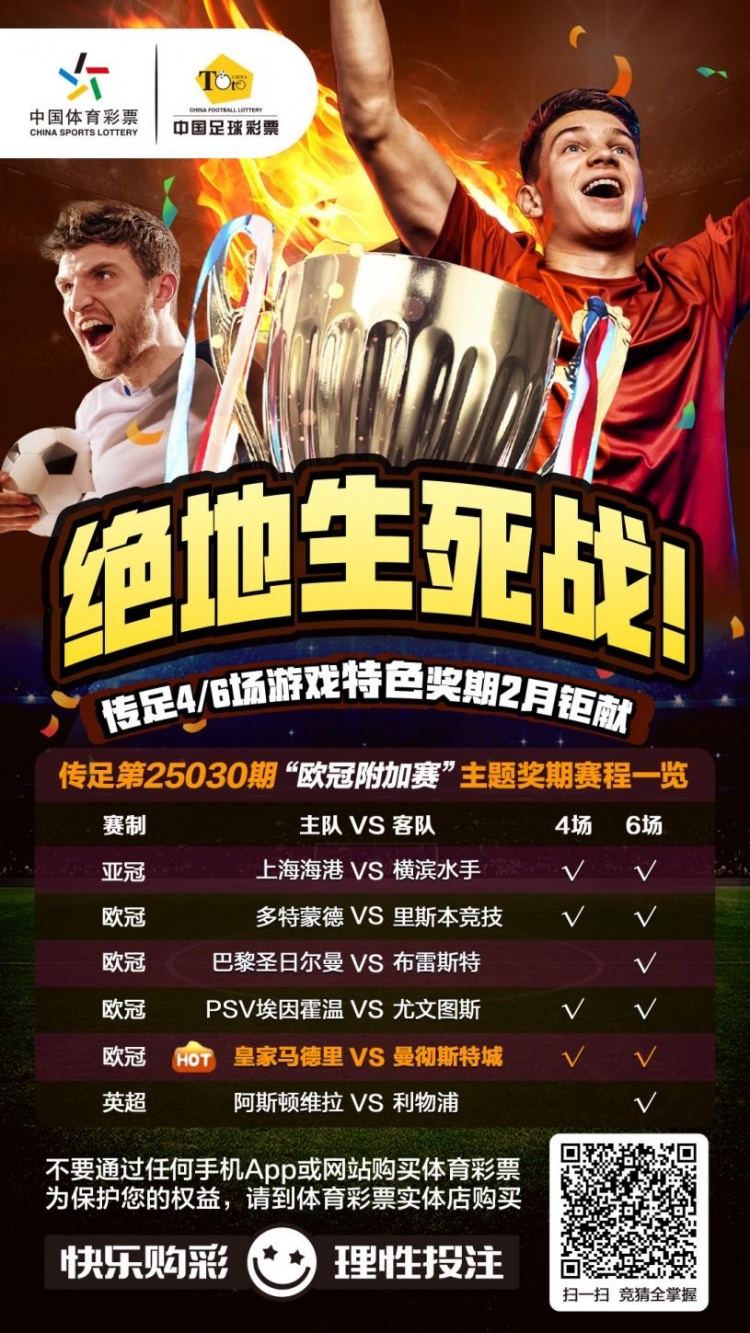  絕地生死戰！傳足特色獎期第25030期聚焦歐冠附加賽