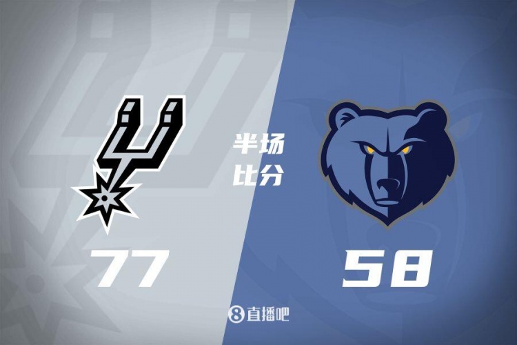  雙方多名主力不打 馬刺4人上雙&次節17-2攻擊波 半場(chǎng)領(lǐng)先灰熊19分