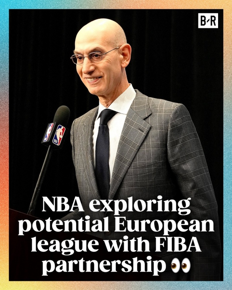  蕭華：NBA正在探索成立一個(gè)新的歐洲籃球聯(lián)賽 預計有16支球隊
