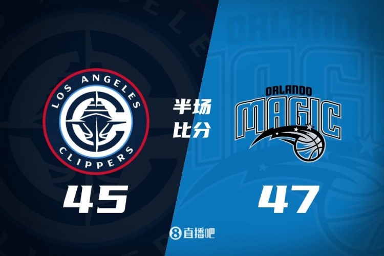  防守大戰！魔術(shù)16-5結束上半場(chǎng)47-45快船 班凱羅16分祖巴茨13+10