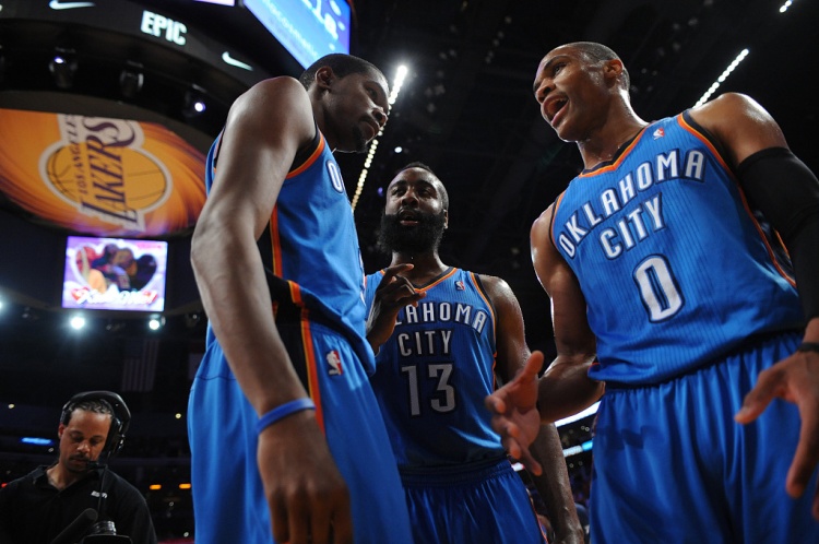  雷霆三少得分全部進(jìn)入歷史前20！他們是NBA歷史最大的如果嗎？