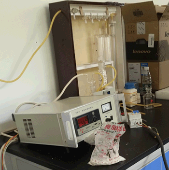 活性測定儀現場(chǎng)照片